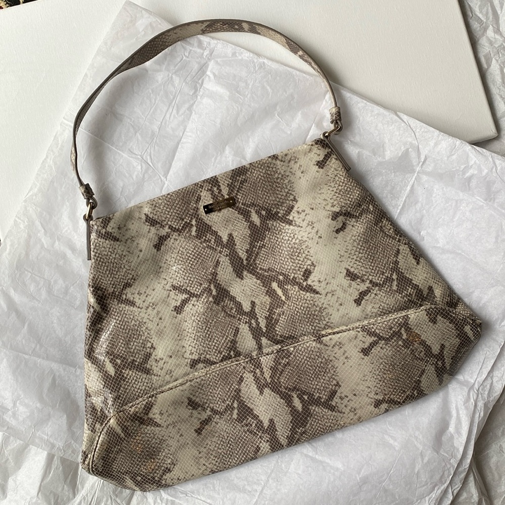 Kate Spade faux snakeskin bag
